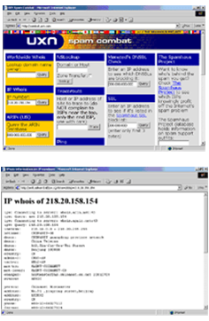 Picture 2 : IP address WHOIS information fromhttp://combat.uxn.com