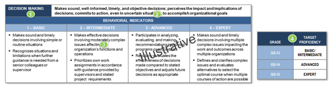 ตัวอย่าง Competency model